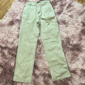 Forever 21 Straight Leg Sage Green pants. Size24